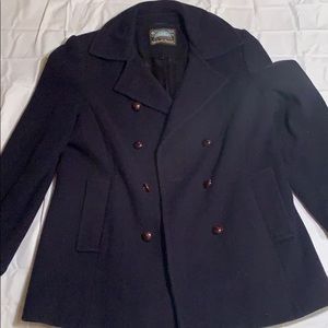 Mackintosh Navy Blue Pea Coat
